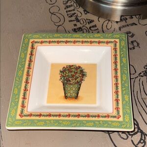 Festive Memories House & Garden 5” Square Tray